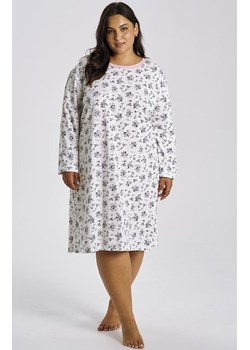 Bawełniana koszula nocna damska plus size Martina 3467, Kolor biały-wzór, Rozmiar 3XL, Taro ze sklepu Intymna w kategorii Koszule nocne - zdjęcie 185369591