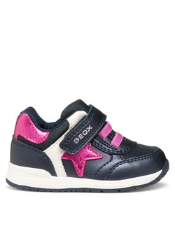 Sneakersy Geox B Rishon B560LA 0NFFU C4268 Granatowy ze sklepu eobuwie.pl w kategorii Buty sportowe dziecięce - zdjęcie 185371072