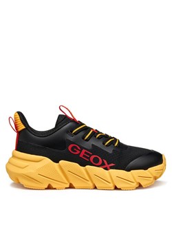 Sneakersy Geox J Flexyper Fast J46N1A 0149J C0054 S Czarny ze sklepu eobuwie.pl w kategorii Buty sportowe dziecięce - zdjęcie 185371081