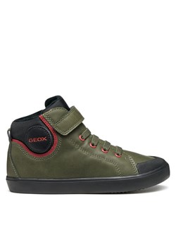 Sneakersy Geox J Gisli J465CC 0MEFU C0450 S Khaki ze sklepu eobuwie.pl w kategorii Buty sportowe dziecięce - zdjęcie 185371133
