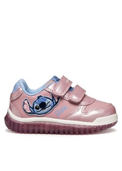 Sneakersy Geox B Lightyloo B5661B 000NF C8207 Różowy ze sklepu eobuwie.pl w kategorii Buty sportowe dziecięce - zdjęcie 185371162