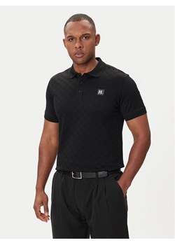 KARL LAGERFELD Polo 745006 554201 Czarny Regular Fit ze sklepu MODIVO w kategorii T-shirty męskie - zdjęcie 185371694