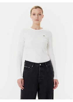 Lacoste Bluzka TF1692 Écru Slim Fit ze sklepu MODIVO w kategorii Bluzki damskie - zdjęcie 185371723
