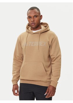 adidas Bluza Terrex Multi Large Logo JM2821 Beżowy Regular Fit ze sklepu MODIVO w kategorii Bluzy męskie - zdjęcie 185371793