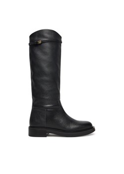 Pollini Oficerki SA26083G0NTD0000 Czarny ze sklepu MODIVO w kategorii Kozaki damskie - zdjęcie 185371802