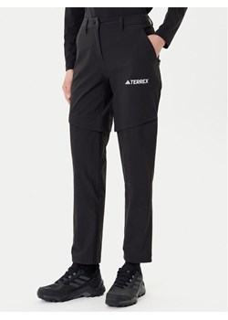 adidas Spodnie outdoor Terrex Multi IZ3322 Czarny Regular Fit ze sklepu MODIVO w kategorii Spodnie damskie - zdjęcie 185371830