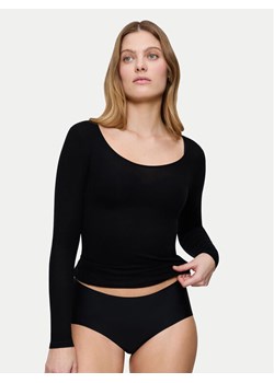 Triumph Koszulka piżamowa Bauty Layers 10225060 Czarny Slim Fit ze sklepu MODIVO w kategorii Piżamy damskie - zdjęcie 185371843