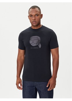 KARL LAGERFELD T-Shirt 755032 554221 Granatowy Regular Fit ze sklepu MODIVO w kategorii T-shirty męskie - zdjęcie 185371861