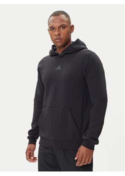 adidas Bluza techniczna Designed for Training IY1119 Czarny Regular Fit ze sklepu MODIVO w kategorii Bluzy męskie - zdjęcie 185371924