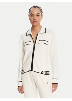 Liu Jo Sport Kardigan TF5250 MS59L Écru Regular Fit ze sklepu MODIVO w kategorii Swetry damskie - zdjęcie 185371994