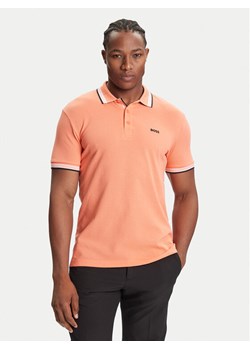 Boss Polo Paddy 50469055 Pomarańczowy Regular Fit ze sklepu MODIVO w kategorii T-shirty męskie - zdjęcie 185372014