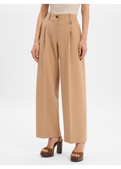 JOOP! Damskie spodnie materiałowe - Paryż Kobiety wielbłądzi jednolity ze sklepu vangraaf w kategorii Spodnie damskie - zdjęcie 185373644