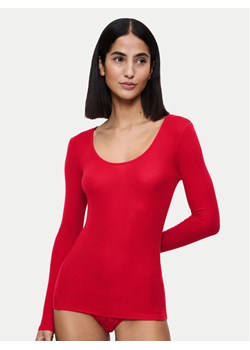 Triumph Koszulka piżamowa Bauty Layers 10225060 Czerwony Slim Fit ze sklepu MODIVO w kategorii Piżamy damskie - zdjęcie 185373660