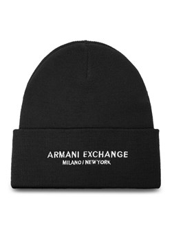 Armani Exchange Czapka XM001637 AF16950 UC001 Czarny ze sklepu MODIVO w kategorii Czapki zimowe męskie - zdjęcie 185373664