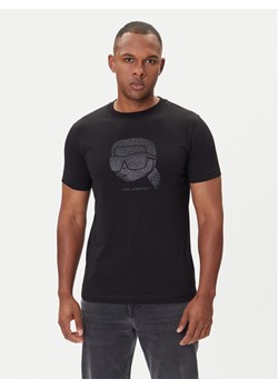 KARL LAGERFELD T-Shirt 755066 554242 Czarny Regular Fit ze sklepu MODIVO w kategorii T-shirty męskie - zdjęcie 185373682