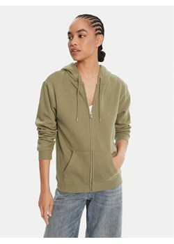 Roxy Bluza Surf Stoked Zipped Brushed ERJFT05022 Zielony Regular Fit ze sklepu MODIVO w kategorii Bluzy damskie - zdjęcie 185373723