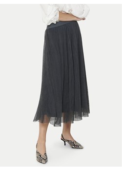 ONLY Spódnica midi Lavina 15214303 Szary Regular Fit ze sklepu MODIVO w kategorii Spódnice - zdjęcie 185373750
