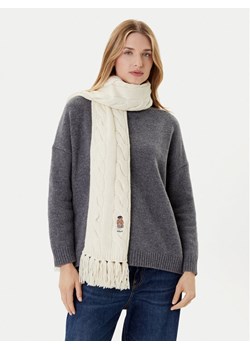 Polo Ralph Lauren Szalik 455981434001 Écru ze sklepu MODIVO w kategorii Szaliki i chusty damskie - zdjęcie 185373752
