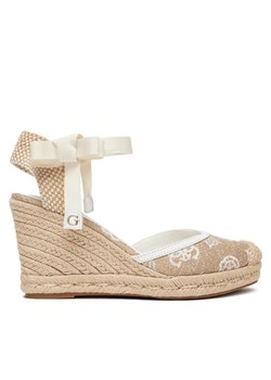 Guess Espadryle FLJCYR FAB04 Beżowy ze sklepu MODIVO w kategorii Espadryle damskie - zdjęcie 185373780