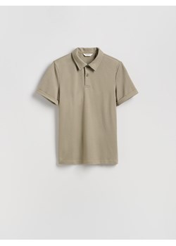 Reserved - Koszulka polo regular fit - oliwkowy ze sklepu Reserved w kategorii T-shirty męskie - zdjęcie 185374671