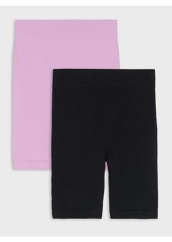 Sinsay - Kolarki z prążkowanej dzianiny 2 pack - czarny ze sklepu Sinsay w kategorii Spodenki dziewczęce - zdjęcie 185376550