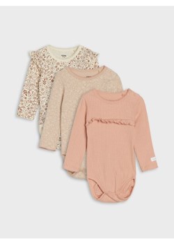 Sinsay - Body 3 pack - różowy - id: WJ069-03X - marki Sinsay - 185376563 Sinsay - Body 3 pack - różowy ze sklepu Sinsay w kategorii Body niemowlęce - zdjęcie 185376563