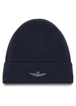 Czapka Aeronautica Militare 252CU0086UL00903 Granatowy ze sklepu eobuwie.pl w kategorii Czapki zimowe męskie - zdjęcie 185376683