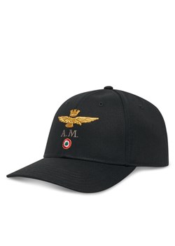 Czapka z daszkiem Aeronautica Militare 252HA1100UCT02848 Czarny ze sklepu eobuwie.pl w kategorii Czapki z daszkiem męskie - zdjęcie 185376721