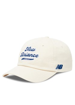 Czapka z daszkiem New Balance 6 Panel Athletics Legacy Hat LAH53000PEF Biały ze sklepu eobuwie.pl w kategorii Czapki z daszkiem damskie - zdjęcie 185376820