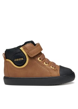 Sneakersy Geox B Gisli B461NC 0MEFU CR69B Brązowy ze sklepu eobuwie.pl w kategorii Buty sportowe dziecięce - zdjęcie 185376823