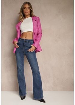 Niebieskie Jeansy High Waist o Kroju Dzwonów Finvenne ze sklepu renee.pl w kategorii Jeansy damskie - zdjęcie 185377914