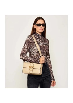Pinko Skórzana torebka na ramię LOVE ONE CLASSIC ze sklepu Gomez Fashion Store w kategorii Listonoszki - zdjęcie 185378192