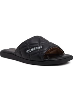 Love Moschino Skórzane klapki ze sklepu Gomez Fashion Store w kategorii Klapki damskie - zdjęcie 185378260