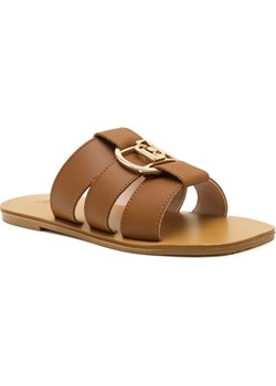 Liu Jo Skórzane klapki SABA 08 ze sklepu Gomez Fashion Store w kategorii Klapki damskie - zdjęcie 185378312