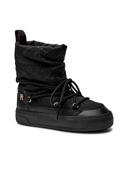 Tommy Hilfiger Śniegowce LACE-UP MONOGRAM SNOWBOOT ze sklepu Gomez Fashion Store w kategorii Śniegowce damskie - zdjęcie 185378363