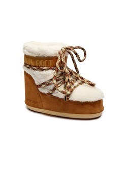 Moon Boot Skórzane śniegowce MB ICON LOW SHEARLING ze sklepu Gomez Fashion Store w kategorii Śniegowce damskie - zdjęcie 185378382
