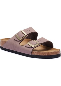 Birkenstock Skórzane klapki Arizona LENB | narrow fit ze sklepu Gomez Fashion Store w kategorii Klapki damskie - zdjęcie 185378424
