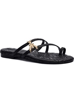 Patrizia Pepe Skórzane klapki ze sklepu Gomez Fashion Store w kategorii Klapki damskie - zdjęcie 185378454