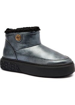 Pinko Skórzane śniegowce YOKO 22 | shearling ze sklepu Gomez Fashion Store w kategorii Śniegowce damskie - zdjęcie 185378461