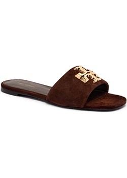 TORY BURCH Skórzane klapki ELEANOR ze sklepu Gomez Fashion Store w kategorii Klapki damskie - zdjęcie 185378464