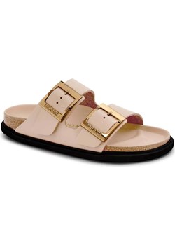 Birkenstock Skórzane klapki Arizona LENA | narrow fit ze sklepu Gomez Fashion Store w kategorii Klapki damskie - zdjęcie 185378481