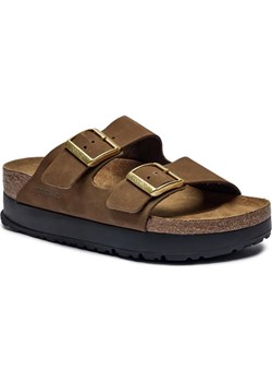 Birkenstock Skórzane klapki Arizona Flex Platform | Birkenstock x Papillio | narrow fit ze sklepu Gomez Fashion Store w kategorii Klapki damskie - zdjęcie 185378490