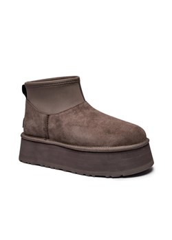 UGG Skórzane śniegowce Classic Mini Dipper | z dodatkiem wełny ze sklepu Gomez Fashion Store w kategorii Śniegowce damskie - zdjęcie 185378504