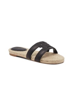 Tommy Hilfiger Skórzane klapki EMBOSS ze sklepu Gomez Fashion Store w kategorii Klapki damskie - zdjęcie 185378514