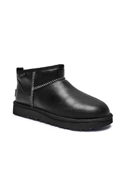UGG Skórzane śniegowce Classic Ultra Mini | z dodatkiem wełny ze sklepu Gomez Fashion Store w kategorii Śniegowce damskie - zdjęcie 185378542