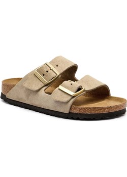 Birkenstock Skórzane klapki Arizona LEVE | narrow fit ze sklepu Gomez Fashion Store w kategorii Klapki damskie - zdjęcie 185378600