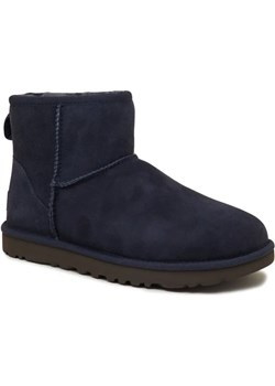 UGG Skórzane śniegowce Classic Mini II | z dodatkiem wełny ze sklepu Gomez Fashion Store w kategorii Śniegowce damskie - zdjęcie 185378630