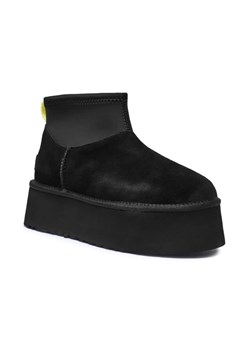 UGG Skórzane śniegowce Classic Mini Dipper | z dodatkiem wełny ze sklepu Gomez Fashion Store w kategorii Śniegowce damskie - zdjęcie 185378633