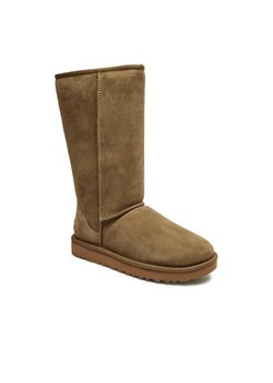 UGG Skórzane śniegowce CLASSIC TALL II | z dodatkiem wełny ze sklepu Gomez Fashion Store w kategorii Śniegowce damskie - zdjęcie 185378662