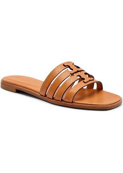 TORY BURCH Skórzane klapki INES ze sklepu Gomez Fashion Store w kategorii Klapki damskie - zdjęcie 185378700